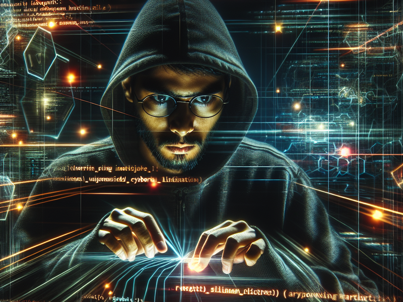 Imagem ilustrativa de um hacker em um ataque cibernético